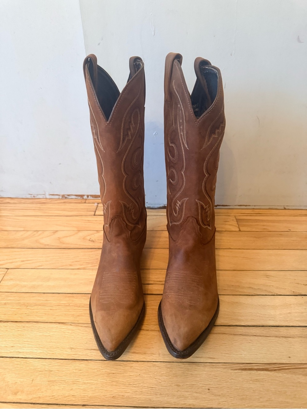 Tony lama Brown Leather Western Cowboy Boots